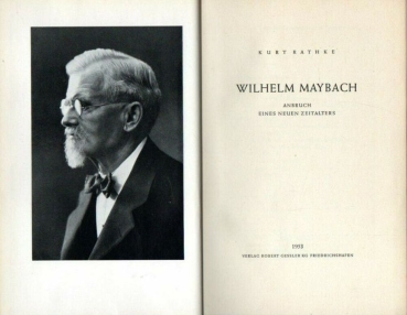 Rathke "Wilhelm Maybach" Maybach-Biography 1953 (5046)